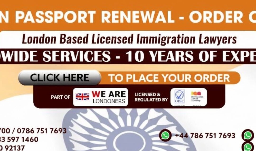 Indian Passport Services in London